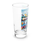 neko_shopの猫の集会　バス編 Long Sized Water Glass :left