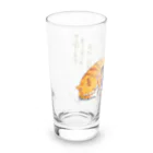 yuritomeのネコ神_(チャーちゃん)_頑張りすぎは良くないよ_ユリ作品3 Long Sized Water Glass :left