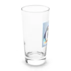 AI画像作って遊ぼうのドット絵のペンギン Long Sized Water Glass :left