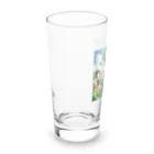 大地の宝物のほうれん草をモチーフにしたアニメキャラクター「スプリナ」 Long Sized Water Glass :left