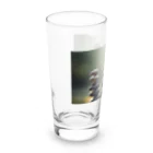 ゆったりまったり屋の石を積む Long Sized Water Glass :left