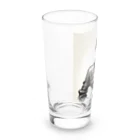 rick-の白黒モデル（女性） Long Sized Water Glass :left