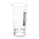 cute animal worldのかわいいレッサーパンダワールド Long Sized Water Glass :left