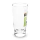 huwahuwa_nikonikoshopのサッカーするネコ Long Sized Water Glass :left