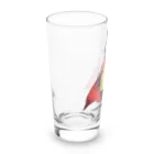 Lapis SHOPの黒猫ヒーロー Long Sized Water Glass :left