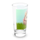 Vasetti_pressの草の中に座っているハリネズミ Long Sized Water Glass :left