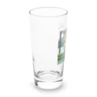Shougun1のドット絵のヒョウ Long Sized Water Glass :left