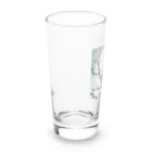 bigbamboofamilyの月に照らされた梟 Long Sized Water Glass :left