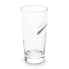 『NG （Niche・Gate）』ニッチゲート-- IN SUZURIの吾唯足知h.t.ショルダーアーチ橙・黒英語 Long Sized Water Glass :left