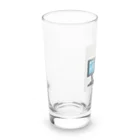 なお（ｻﾗﾘｰﾏﾝ）＠AI使って情報発信中の株価チェック中＠サラリーマン Long Sized Water Glass :left