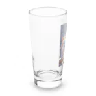 ハミガキマーケットのスーツ歯磨きネコ Long Sized Water Glass :left