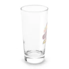 moanaの水彩画　花冠の少女 Long Sized Water Glass :left