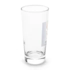 yoiyononakaの虎縞白猫04 Long Sized Water Glass :left