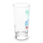 エマメ本舗のオッドアイの白猫エマメちゃんグッズ Long Sized Water Glass :left