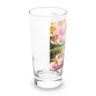 猫と紡ぐ物語の春の訪れを告げる桜満開 Long Sized Water Glass :left