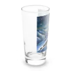 DREAMHOUSEの雪山のオオカミの群れ Long Sized Water Glass :left