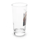 shaiermoiの首をかしげているトイプードル Long Sized Water Glass :left