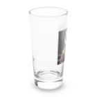 tyuren2のドレスアップしたパンダ Long Sized Water Glass :left