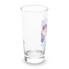 midori_kawaのYuki&JK セーラー服コラボ 夢をつかみ取れ❗️ Long Sized Water Glass :left