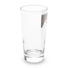 とみよのちぎり絵のとみよのにわとり Long Sized Water Glass :left