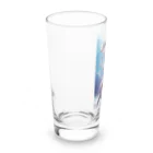 SWQAの仲間と楽しむイルカ達 Long Sized Water Glass :left