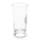 パグとプードルのテニスボールキャラクター Long Sized Water Glass :left