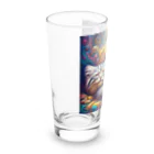 manul-of-the-worldのPsychedelic pallas cat Long Sized Water Glass :left