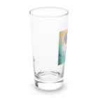 qloの海の世界を楽しむ女性 Long Sized Water Glass :left