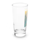 AQUAMETAVERSEの昼寝　なでしこ1478 Long Sized Water Glass :left