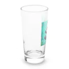 Smile Pop Artの水中パンダ Long Sized Water Glass :left