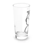 コトアート: 「私はわたし、人は人」のぼく教授 Long Sized Water Glass :left