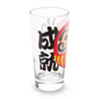 お絵かき屋さんの「心願成就」だるま ダルマ 達磨  Long Sized Water Glass :left