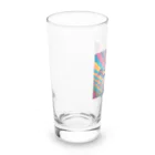 ぽりぽりのお店のサイケなリスくん Long Sized Water Glass :left