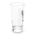 アニマルアーティファクトの猫ロゴ Long Sized Water Glass :left