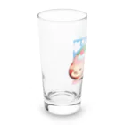 さちあきのおみせの季節のさくら餅ハリネズミ Long Sized Water Glass :left