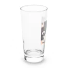 御殿のヒロ（猫大好き）の癒しの猫 Long Sized Water Glass :left