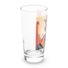 パワドラのサングラスをかけたイケオジ Long Sized Water Glass :left