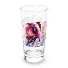 JAPAN THE HEROのヘッドフォン女子ともちゃん🌸 Long Sized Water Glass :left