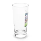 NekoAshiNoBathtubのアメリカンフットボールネコ Long Sized Water Glass :left