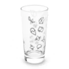 むすびの十干術のマーク Long Sized Water Glass :left