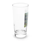 kawausonの水中で気ままに泳ぐ愛らしいカワウソ Long Sized Water Glass :left