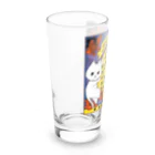 フクモトエミのねこさけ / はでかわ  Long Sized Water Glass :left