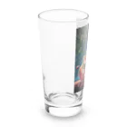 GE_Tulleの【パレスチナと共に】オリーブとライオン Long Sized Water Glass :left