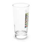 AI妖怪大図鑑の毛糸妖怪　アムヤン Long Sized Water Glass :left