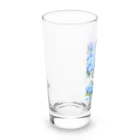 マグロの煮付けの紫陽花 Long Sized Water Glass :left