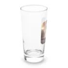 ニャーちゃんショップの春眠のネコ Long Sized Water Glass :left