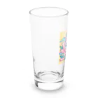 にこにこ雑貨店の幸せの蓮 - カワイイ和風デザイン Long Sized Water Glass :left