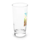 bottaの可愛い、リコピン、トマト食べてる Long Sized Water Glass :left