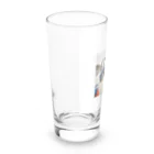 保護ねこねっこ倶楽部のスピードスターにゃんこ Long Sized Water Glass :left