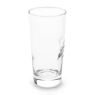 Pixel Art Goodsのカモ（pixel art） Long Sized Water Glass :left